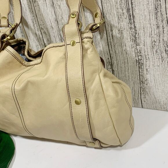 Hobo International Leather Crème Beige Boho Shoulder Purse Women’s - Picture 6 of 16